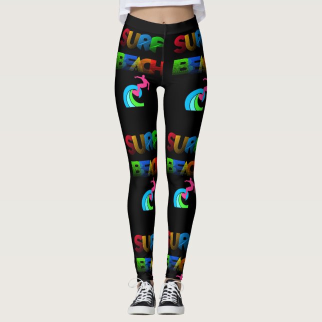 Wave Rider Surf Leggings (Vorderseite)