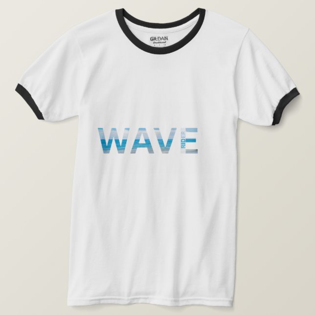 Wave Rider Surf T-Shirt (Design vorne)