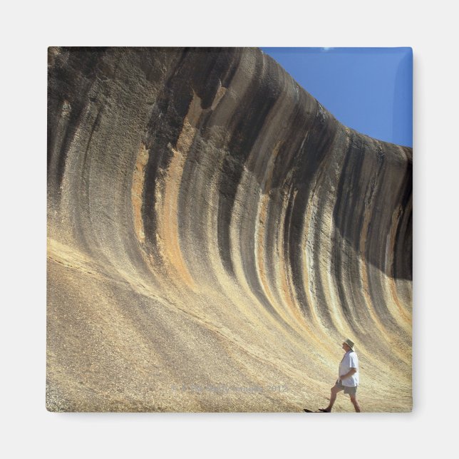 Wave Rock, Western Australien Magnet (Vorne)