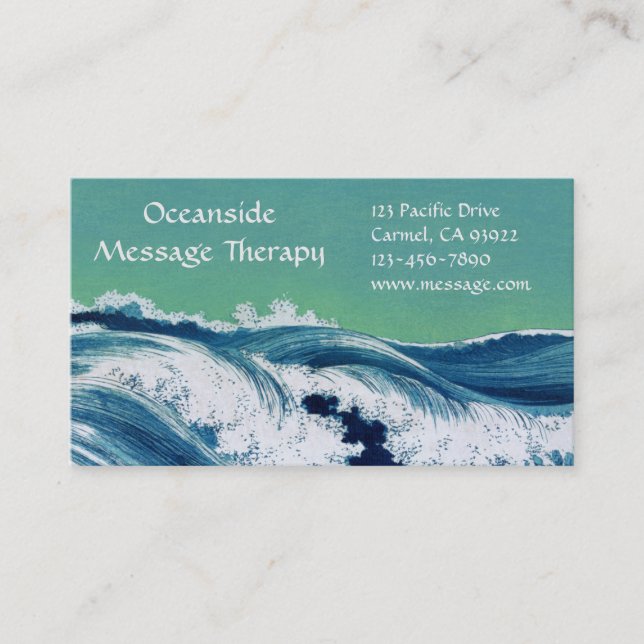 Wave Standard Business & Termin Card (Vorderseite)