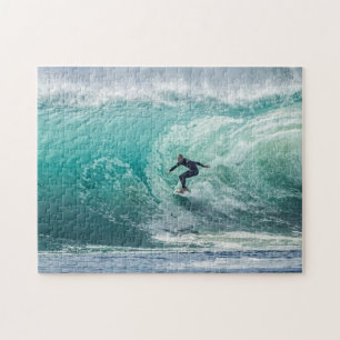 Wave Surfer Surfen Sport Blauer Ozean Puzzle
