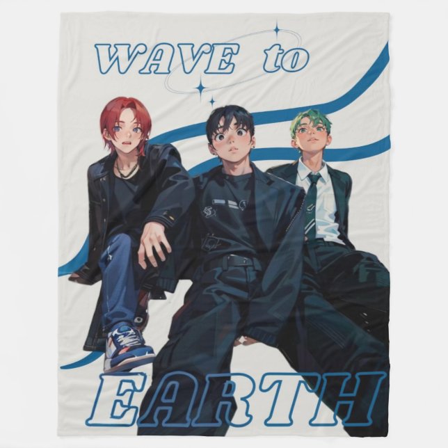 Wave to Earth Fanart Fleecedecke (Vorderseite)