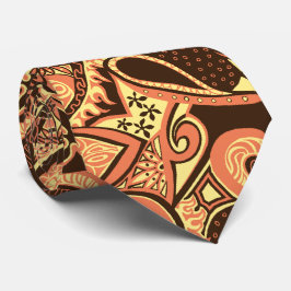 Wave Trip Floral Paisley Zwei-Seiten-Printed Krawatte