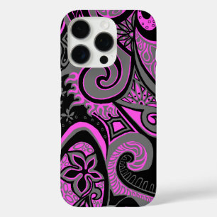 Wave Trip Vintage psychedelisches florales Paisley iPhone 16 Pro Hülle