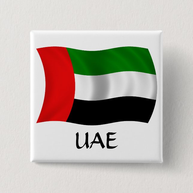 Wave UAE Flag Button (Vorderseite)