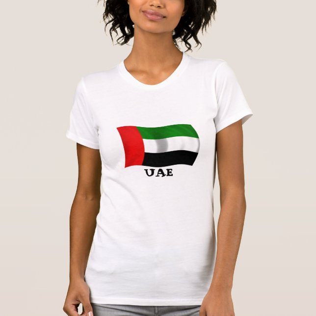 Wave UAE Flag T-Shirt (Vorderseite)