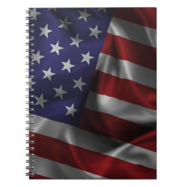 Wave USA Flag Notebook Notizblock