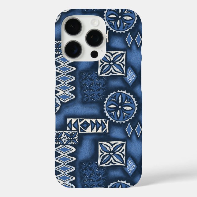 Wave Warrior Hawaiian Tapa Case-Mate iPhone Case (Rückseite)