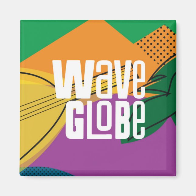WaveGlobe Magnet (Vorne)