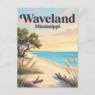Waveland, Mississippi Postkarte