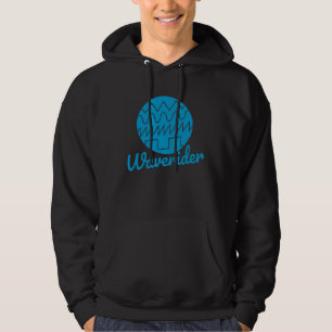 Waverider-Synthesizer  80er Synthwave-Wellenform Hoodie