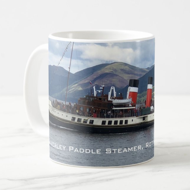 Waverley Paddle Steamer vor Schottland Kaffeetasse (Von Creator hochgeladen)