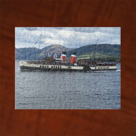 Waverley Paddle Steamer vor Schottland Puzzle