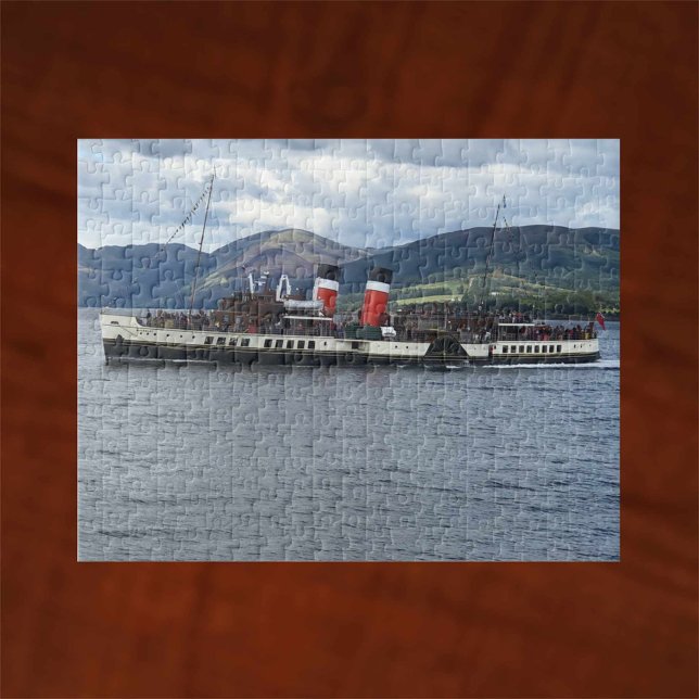 Waverley Paddle Steamer vor Schottland Puzzle (Von Creator hochgeladen)