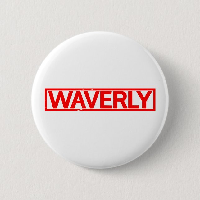 Waverly Briefmarke Button (Vorderseite)