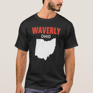 Waverly Ohio USA Staat America Travel Ohioan T-Shirt