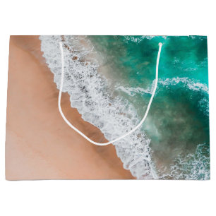 Waves am Sandy Beach Große Geschenktüte