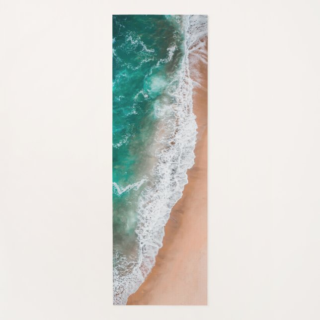 Waves am Sandy Beach Yogamatte (Vorderseite)