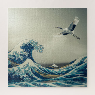 Waves and Crane – A Dreamlike Ukiyo-e Vision Puzzle