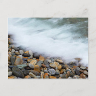 Waves Breaking Onto Pebbles Postkarte