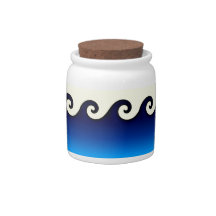 Waves Candy Jar