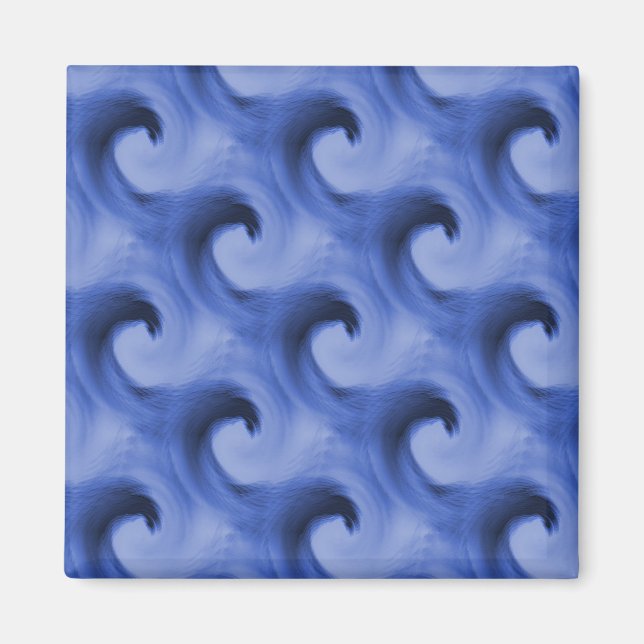 Waves en bleu...... magnet (Vorne)