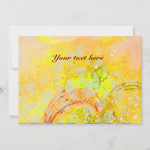 WAVES , hellrot-braun-blaue Glitzern