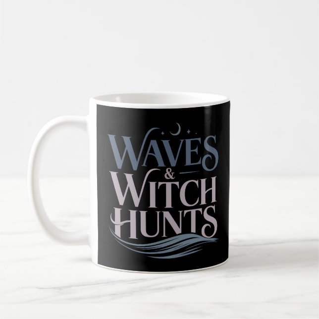 Waves & Hexenjagd Fantasy Readers Beach Hexen Kaffeetasse (Links)