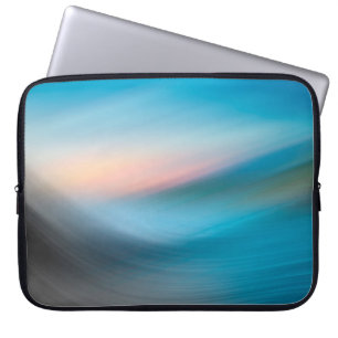 Waves Hintergrundvorlage abstrakt Laptopschutzhülle