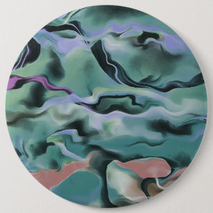 Waves in harmonischer akryllischer Pour Abstrakt A Button