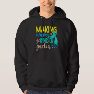 Waves in Kindergarten glücklich ersten Tag der SC Hoodie