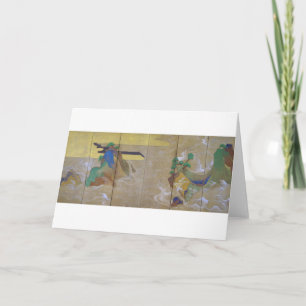 Waves in Matsushima (Verlassen), Tawaraya Sotatsu Karte