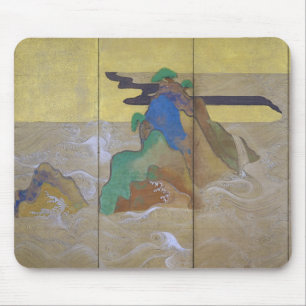 Waves in Matsushima (Verlassen), Tawaraya Sotatsu Mousepad