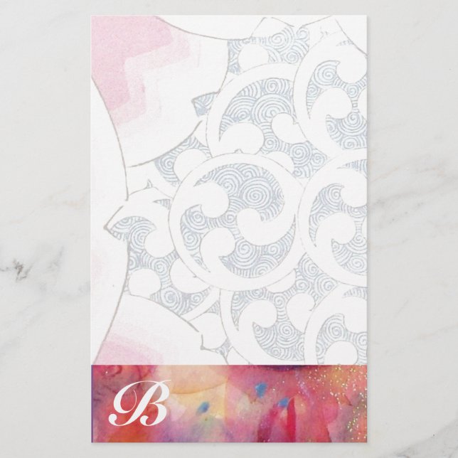 WAVES Monogram Briefpapier (Vorderseite)