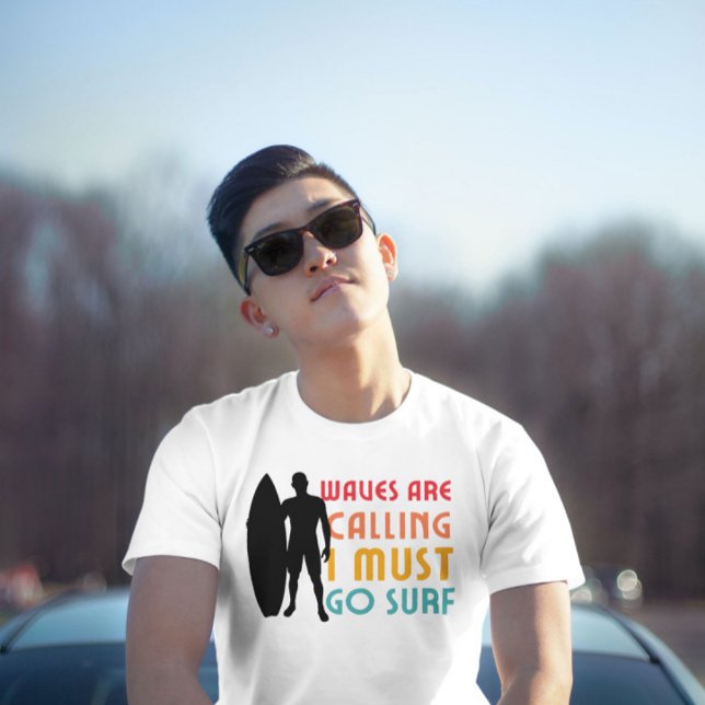 Waves nennt Funny Summer Vintage Grafik T-Shirt (Von Creator hochgeladen)