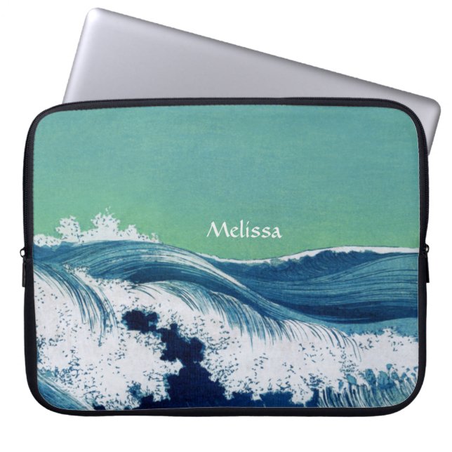 Waves Neoprene Laptop Sleeve (Vorderseite)