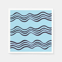 Waves Paper Napkin
