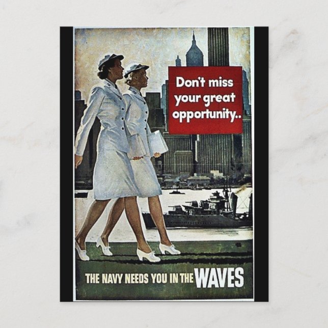 Waves Postkarte (Vorderseite)