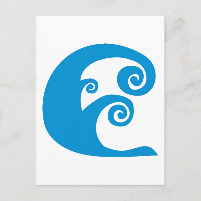 Waves Postkarte (Vorderseite)