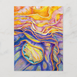 Waves Postkarte
