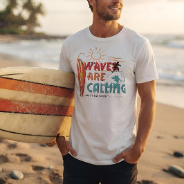 Waves ruft i must go surf T - Shirt
