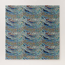 WAVES STAINED GLASS DESIGN