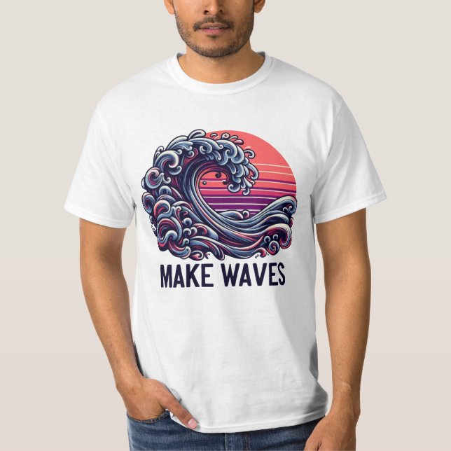 Waves-T - Shirt (Vorderseite)