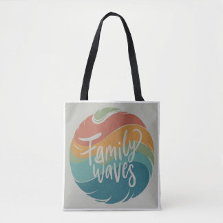 Waves Tote Bag