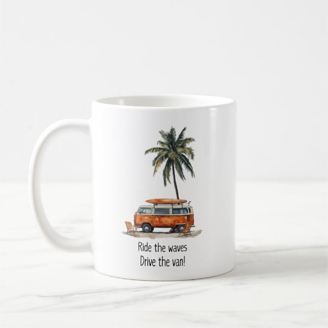 Waves VW Campervan Tasse (Links)