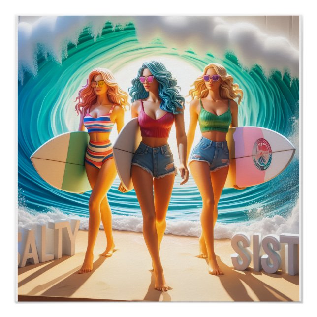 Waves & Wanderlust Collection Poster (Vorderseite)