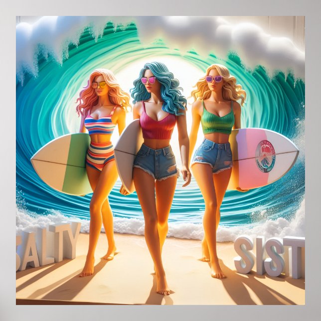 Waves & Wanderlust Collection Poster (Vorne)