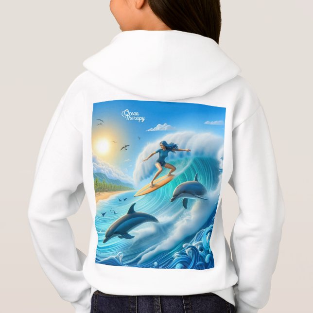 Waves & Wanderlust Collection Sweatshirt (Rückseite)