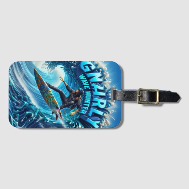 Waves & Wanderlust Kollektion Gepäckanhänger (Vorderseite (Horizontal))