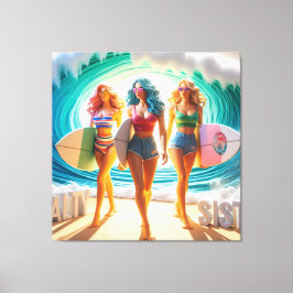 Waves & Wanderlust Kollektion Leinwanddruck